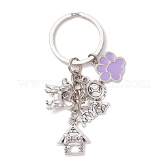 Брелки для собак из эмалированного сплава нержавеющей стали 304&nbsp;KEYC-JKC01219