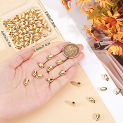 100 шт. латунные бусины с покрытием стойки&nbsp;KK-BBC0016-26