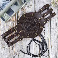 Поясные цепи из искусственной кожи для женщин&nbsp;AJEW-WH20067-001AG-01