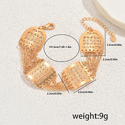 Элегантный прямоугольный браслет в ближневосточном стиле для женщин&nbsp;PO9576