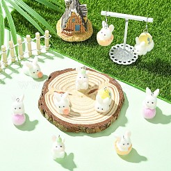 5 шт. 5 стильных пасхальных подвесок из непрозрачной смолы&nbsp;RESI-YW0002-15