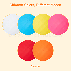 6 пара двухцветных текстурированных прямоугольных акриловых серег-гвоздиков со штифтами из нержавеющей стали 304 для женщин&nbsp;EJEW-AN0003-73