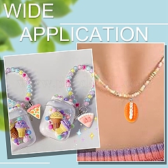 15шт 15 стиля непрозрачные подвески из смолы&nbsp;FIND-YW0005-78