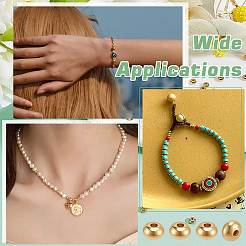 300 шт. Латунные бусины&nbsp;KK-ME0002-01