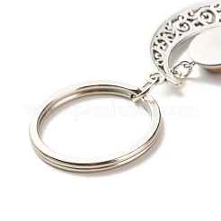 Брелок с кабошонами из натуральных смешанных драгоценных камней&nbsp;KEYC-JKC00281