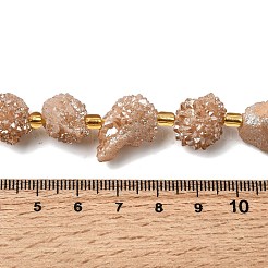 Гальванические натуральный druzy шарики агата стренг&nbsp;G-G289-02D