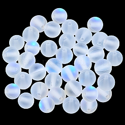 120 шт. синтетические бусины из лунного камня&nbsp;G-PA0001-75A