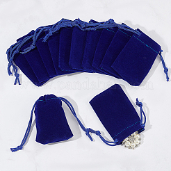 60шт прямоугольные бархатные мешочки с завязками&nbsp;TP-NB0001-66C