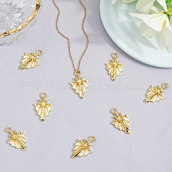 8шт латунные подвески с микропаве и кубическим цирконием&nbsp;KK-BBC0018-61