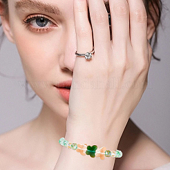 100 шт. Прозрачные стеклянные бусины&nbsp;GLAA-SP0001-51