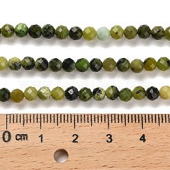 Природного зеленого нефрита нитей бисера G-B107-A08-06