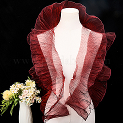 10 ярд прозрачного полиэстерового кружева с плиссировкой&nbsp;OCOR-GF0004-74H