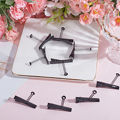 Металлические заколки из кожи аллигатора&nbsp;OHAR-WH0021-95A