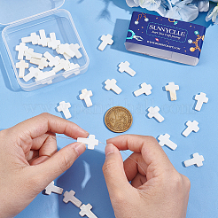 2 нить поперечных бусин из натуральных пресноводных ракушек&nbsp;SSHEL-SC0001-22