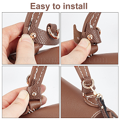 Регулируемые ручки сумки из воловьей кожи&nbsp;PURS-WH0005-65LG