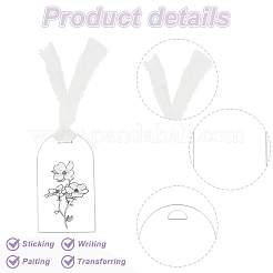 Акриловая пустая карточка&nbsp;DIY-GA0006-64