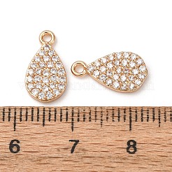 Латунные микро проложить кубического циркония подвески&nbsp;ZIRC-L105-10G