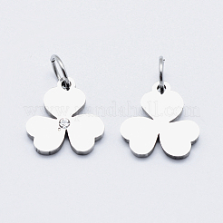 Подвески из экологически чистой хирургической нержавеющей стали 316 с микропаве из кубического циркония&nbsp;LS-RB-I078-79P-NR