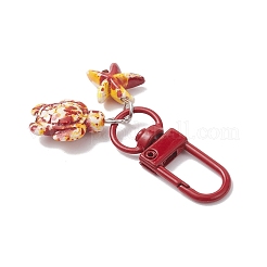 5 шт. подвеска из искусственной бирюзы в виде черепахи и морской звезды&nbsp;HJEW-JM04263