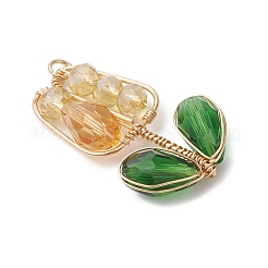 Подвески гальванизируйте стекла&nbsp;PALLOY-TA00357-04