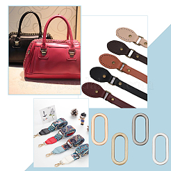 20 шт. 4-цветные пряжки для регулировки ремня сумки из сплава&nbsp;FIND-WR0009-96