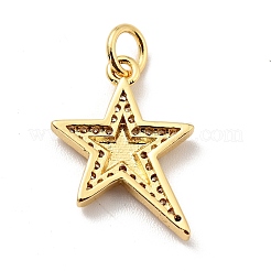 Латунные микро проложить кубического циркония подвески KK-E015-30G