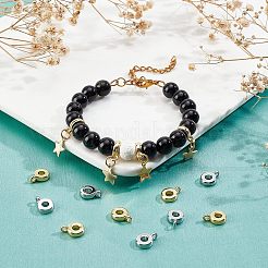 40 шт. 2-х цветные латунные трубчатые дужки&nbsp;KK-FH0003-49