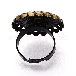 Основание-кольцо из сплава и железа с вращающимся подносом&nbsp;MAK-T012-14AB