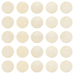 50 шт. окрашенные натуральные подвески-соединители из ракушек Capiz&nbsp;BSHE-TA0001-20C