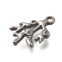 Подвеска из нержавеющей стали 304 со стразами&nbsp;STAS-C119-23P