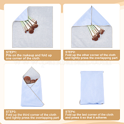 2 шт. 2 вида бархатной самоклеящейся ткани для обертывания объектива камеры&nbsp;DIY-ME0002-70A