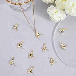 12 шт. подвески из латуни в виде манты&nbsp;KK-BBC0019-77