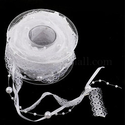 1 рулон полиэстеровой цветочной кружевной отделки&nbsp;OCOR-HY0001-08A