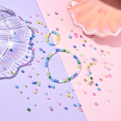 180 г 17-х цветных стеклянных бусин&nbsp;SEED-YW0002-90