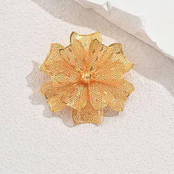 Элегантные цветочные броши в ближневосточном стиле из железа для женщин&nbsp;OF2415