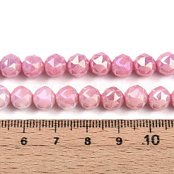 Антикоррозийные гальванические стеклянные бусины&nbsp;GLAA-N010-8mm-09