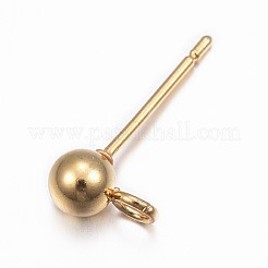 Фурнитура для сережек-гвоздиков из нержавеющей стали 304&nbsp;X-STAS-G137-17G