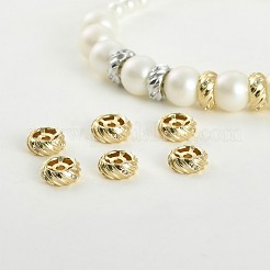 Латунные микропаве прозрачные кубики из циркония&nbsp;KK-K371-31G