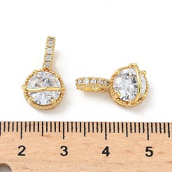 Латунные микро проложить кубического циркония подвески&nbsp;KK-Z139-04G-03