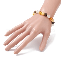 Браслеты из натуральных и синтетических смешанных драгоценных камней&nbsp;BJEW-JB12631-06