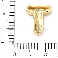 Латунные бусины с инициалами&nbsp;KK-B167-27G-01T