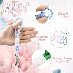 5 шт. плетеных нейлоновых ремней&nbsp;AJEW-YW0002-04