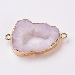 Гальваника природные друзья геодез кварцевый кристалл звенья соединители&nbsp;G-K189-04D