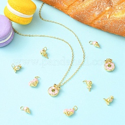 10 шт. 5 стиля подвески-подвески из латуни с эмалевым покрытием&nbsp;KK-CJ0002-97