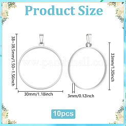10 шт. 304 нержавеющая сталь с открытой задней частью&nbsp;PALLOY-UN00027