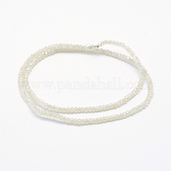 Стеклянные бусины с гальваническим покрытием &nbsp;X-EGLA-J144-HR-C02