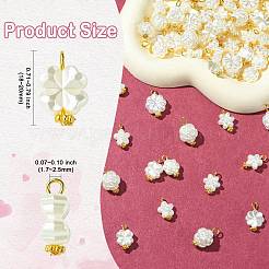 70 шт. 7 стиля акриловых подвесок с имитацией жемчуга&nbsp;PALLOY-CJ00172