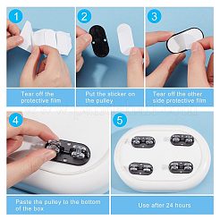 4 комплект сменных 2-цветных принадлежностей для выдвижных ящиков&nbsp;FIND-GF0002-91