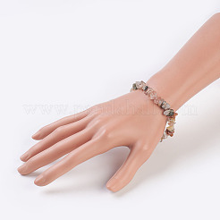 Природные Rutilated кварц браслеты простирания&nbsp;X-BJEW-JB03681-05