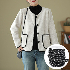 1 пучок полиэстерового шнура для отделки губ&nbsp;SRIB-WR0001-10A